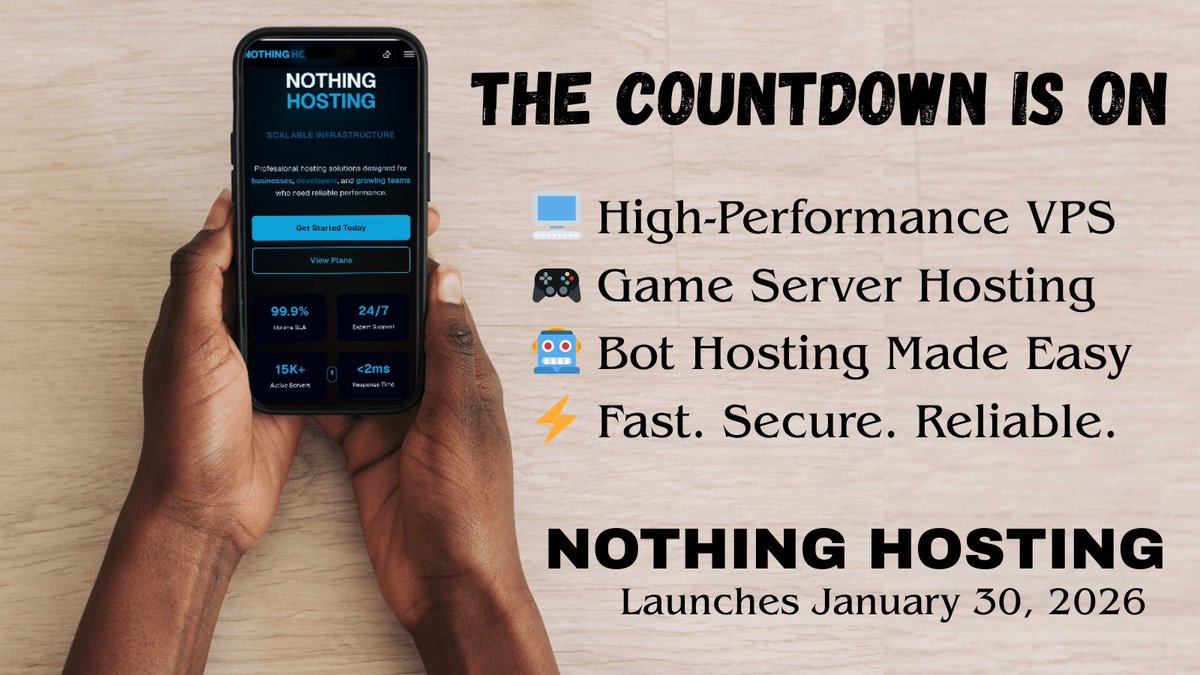 Nothing Hosting tweet media