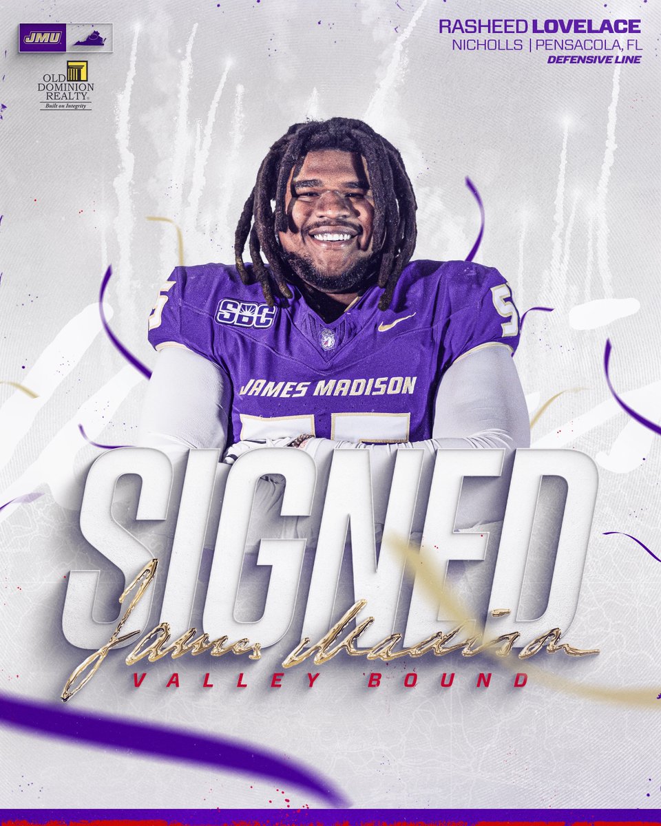 JMUFootball's tweet image. Welcome to the Valley, @Oitzsheed. 

#GoDukes