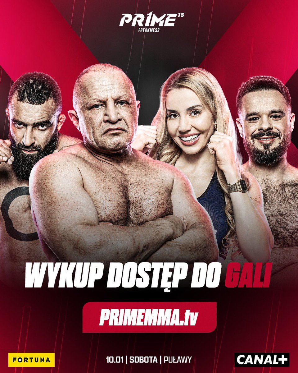 KUP DOSTĘP DO GALI PRIME 15: FREAKMESS 🔥 Na jednej gali zobaczysz walkę o pierwszy w historii PAS PRIME, finał MŁÓCKI rozegrany na hali, debiuty,...