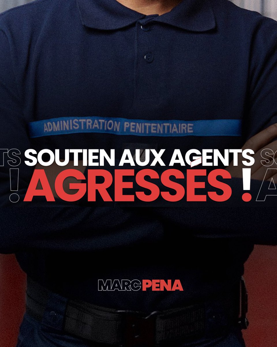 MarcPena_'s tweet photo. Je condamne l’agression au centre pénitentiaire d’Aix-Luynes et apporte mon soutien aux agents, exposés à la violence d’un système carcéral à bout de souffle : surpopulation, manque de moyens et d'effectifs.

Leur sécurité et leurs conditions de travail doivent être une priorité. https://t.co/nTgVrMiQkW
