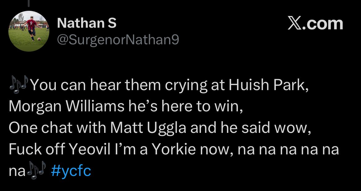 Out of Context Yeovil Town tweet media