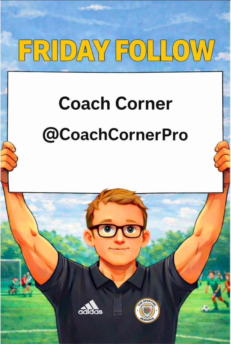 TheS_Resource's tweet photo. #FridayFollow - #2 

➠ Coach Corner 
➠ @CoachCornerPro 

Clear, practical support for grassroots coaches without noise or gimmicks. Training ideas, resources, and thinking that actually transfer to the pitch.

Worth a follow if you care about developing players, not just running sessions.