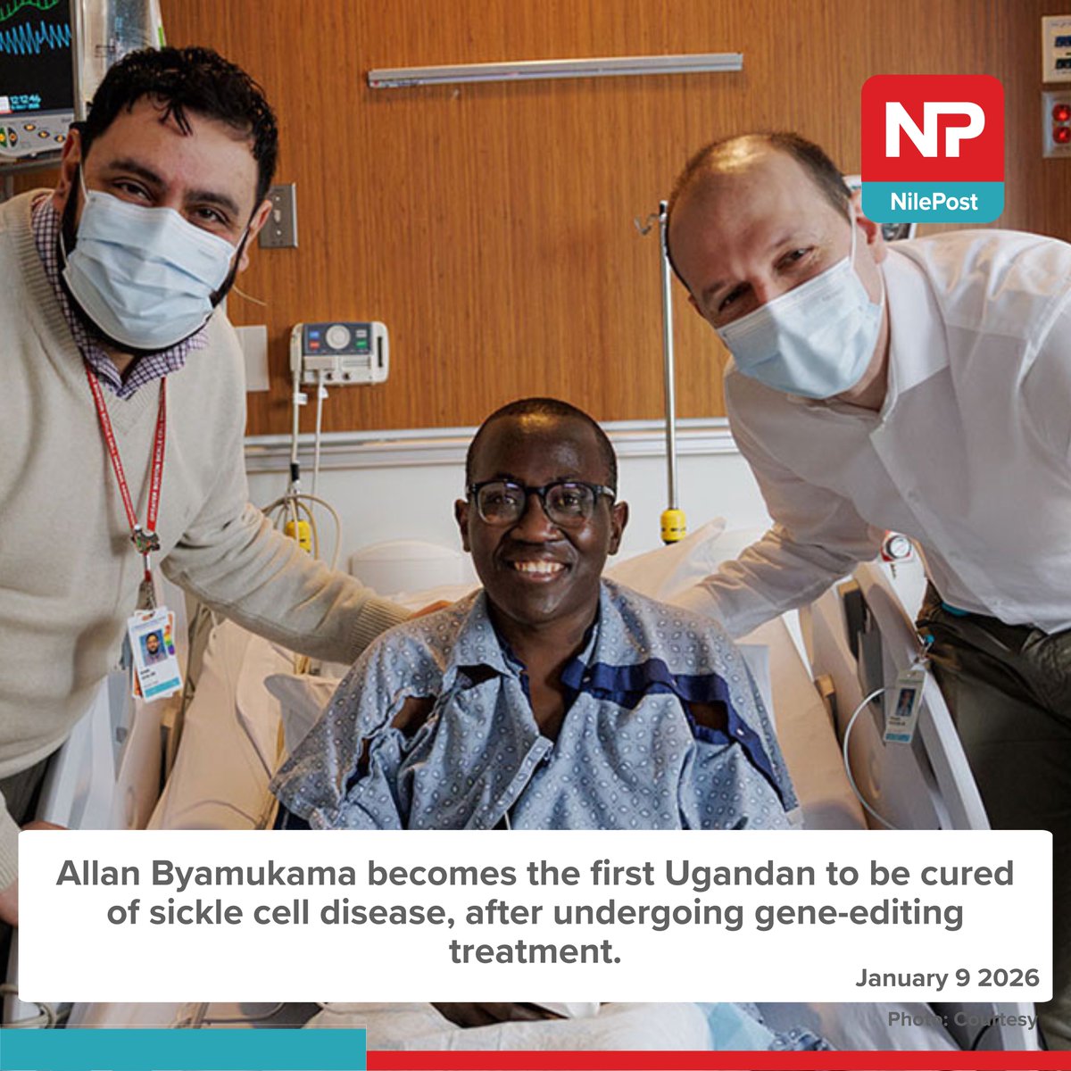 nilepostnews's tweet image. Allan Byamukama becomes the first Ugandan to be cured of sickle cell disease, after undergoing gene-editing treatment.

#NilePostNews
