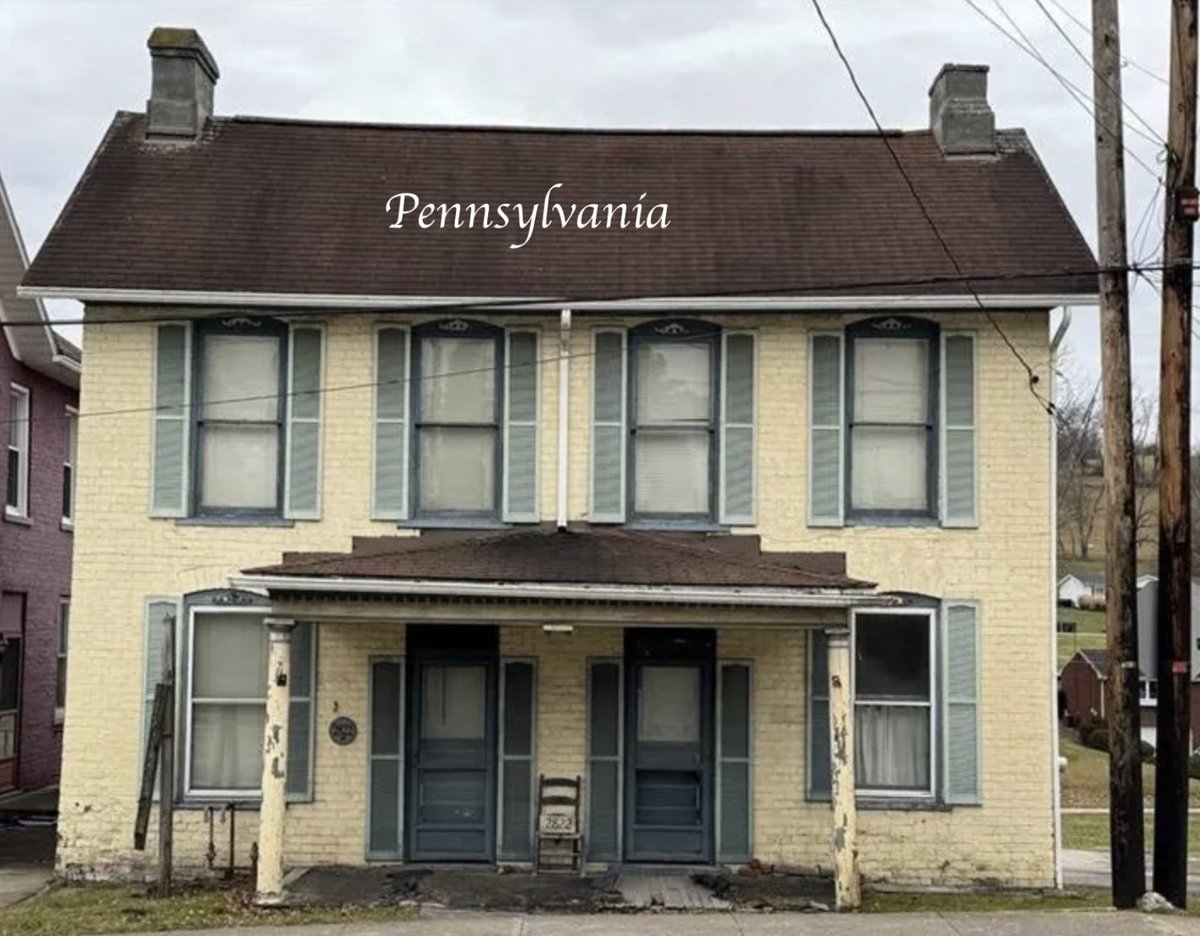 oldhouseunder50's tweet image. $55,000
Claim a Slice of History on the National Road! This 2-bedroom, 1-bathroom #Pennsylvania brick #handyman special presents a unique opportunity for history buffs and restoration aficionados.  oldhousesunder50k.com/brick-c-1850-p…