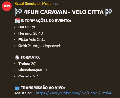 dihegocatenacci's tweet photo. E o sextou vem como?! @BrasilSimMods 
#assettocorsa #simracing https://t.co/Haj8tFvleX