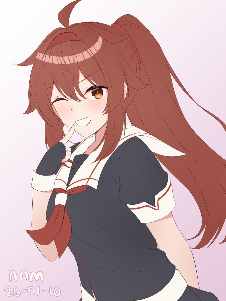 nnm976's tweet image. +30分
ポニーテール白
#艦これ版深夜の真剣お絵描き60分一本勝負 
#艦これ版真剣お絵描き60分一本勝負_20260109