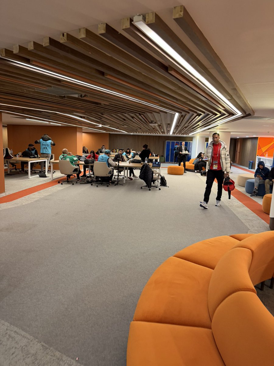 Never seen a media working area  for an AFCON event of this level. I have been to the best stadiums in the world. Morrocco has elevated the AFCON.