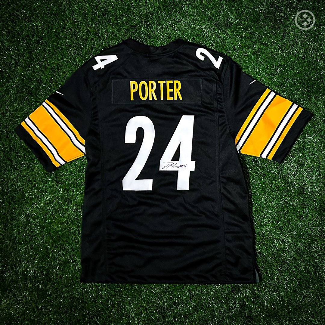 steelers's tweet image. Who wants it⁉️

RP for your chance to win this signed @JoeyPorterJr jersey!
