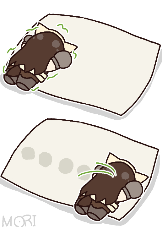 morikoa3's tweet image. Tear stamp