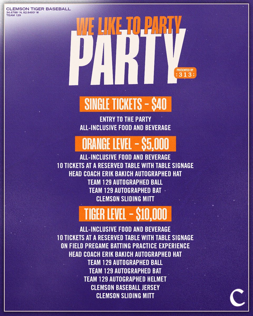 Clemson Baseball tweet media