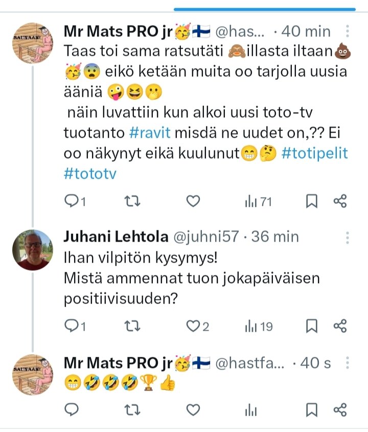 #ravit
Siinä ei kauan nokka tuhissut!