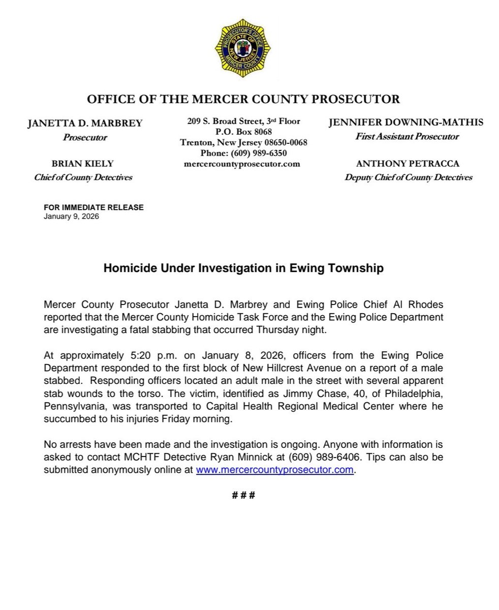 Mercer Co Prosecutor tweet media