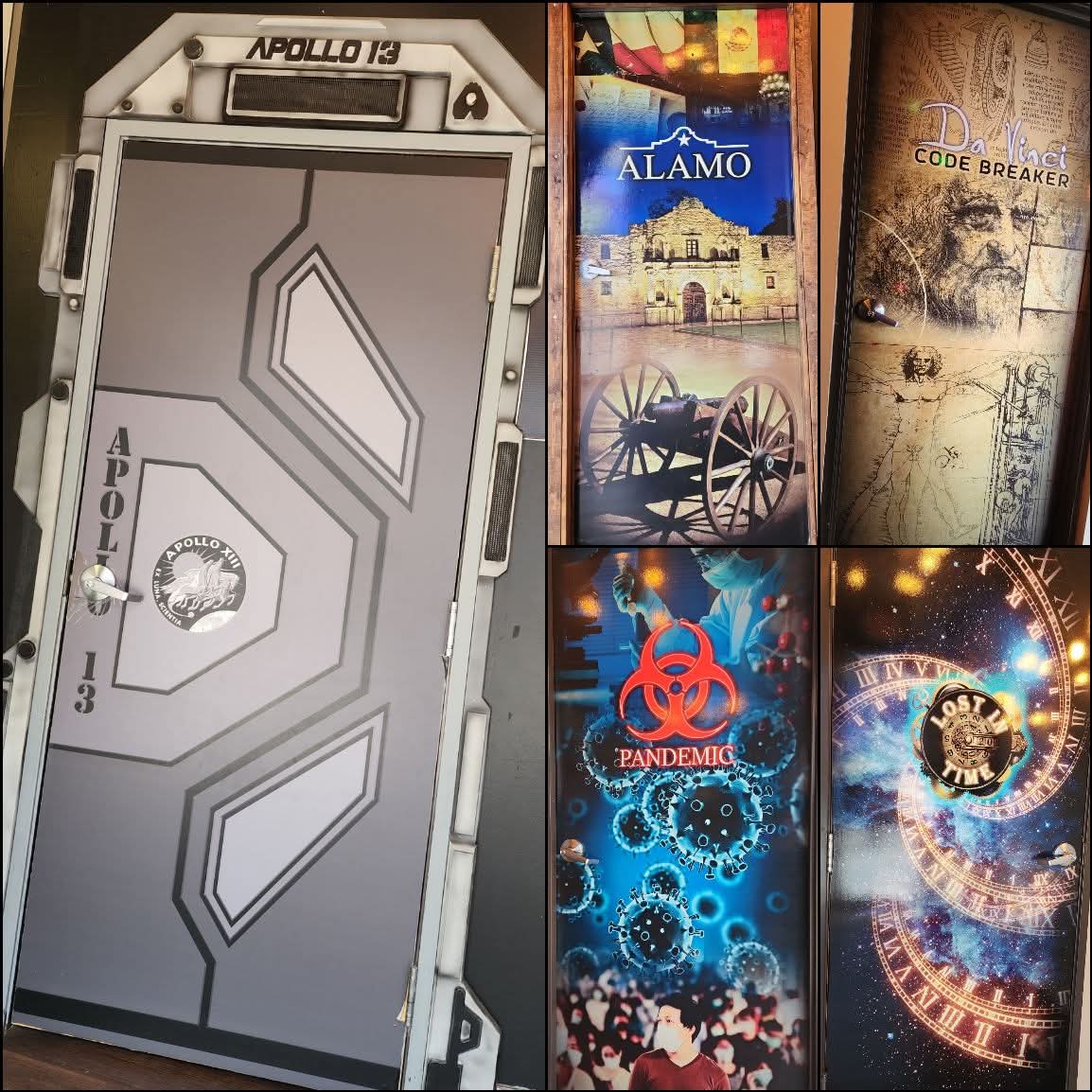 EscapeITHouston's tweet photo. Which experience will you beat!? All at our West location at the Marq-e Entertainment center, times and availability at https://t.co/NaMhWrRTNQ https://t.co/Ing0u9SCdQ