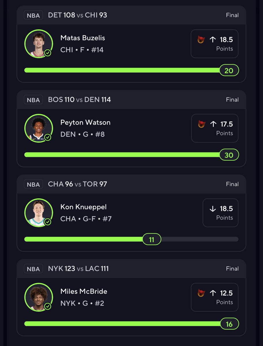 isthaluh3's tweet image. Here’s a few slates I took this week gonna few more today ima share #PrizePicks