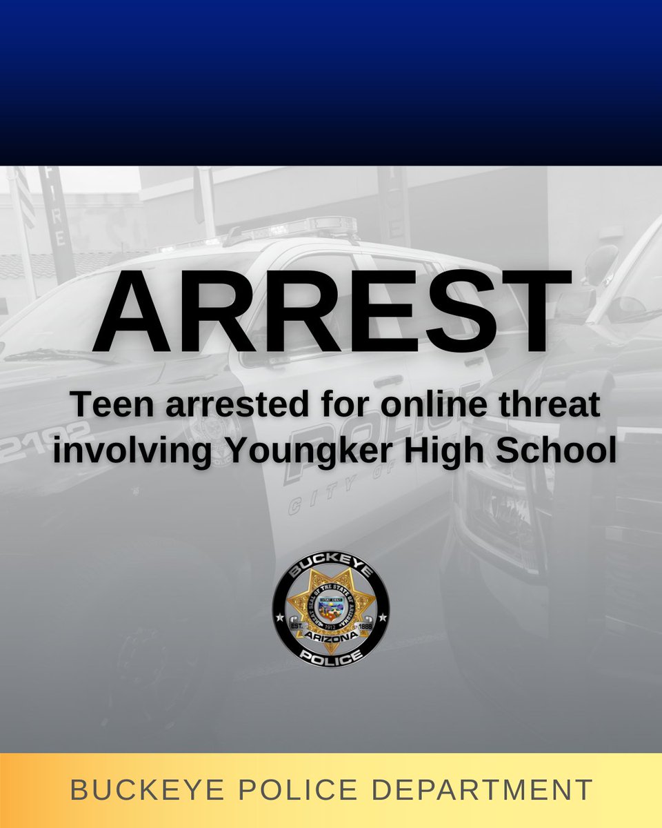 A teen is in jail after making an Instagram post threatening a school shooting at Youngker High School yesterday. There is no ongoing threat to the community. More info: loom.ly/SqtAAJA