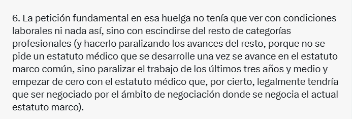 mlalanda's tweet photo. Dice @javierpadillab que el objetivo de la huelga de médicos no tiene nada que ver con condiciones laborales sino con joder al resto de categorías profesionales.

Se comenta solo. https://t.co/LIrmtJcAzX