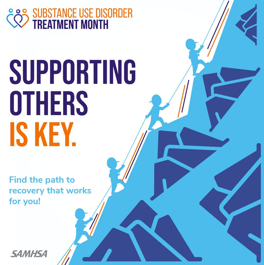Recovery is a journey, not a destination. Taking the first step toward recovery from a substance use disorder can be difficult. But remember, it's a sign of strength. If you or someone you know needs help, there are people who care. FindTreatment.gov