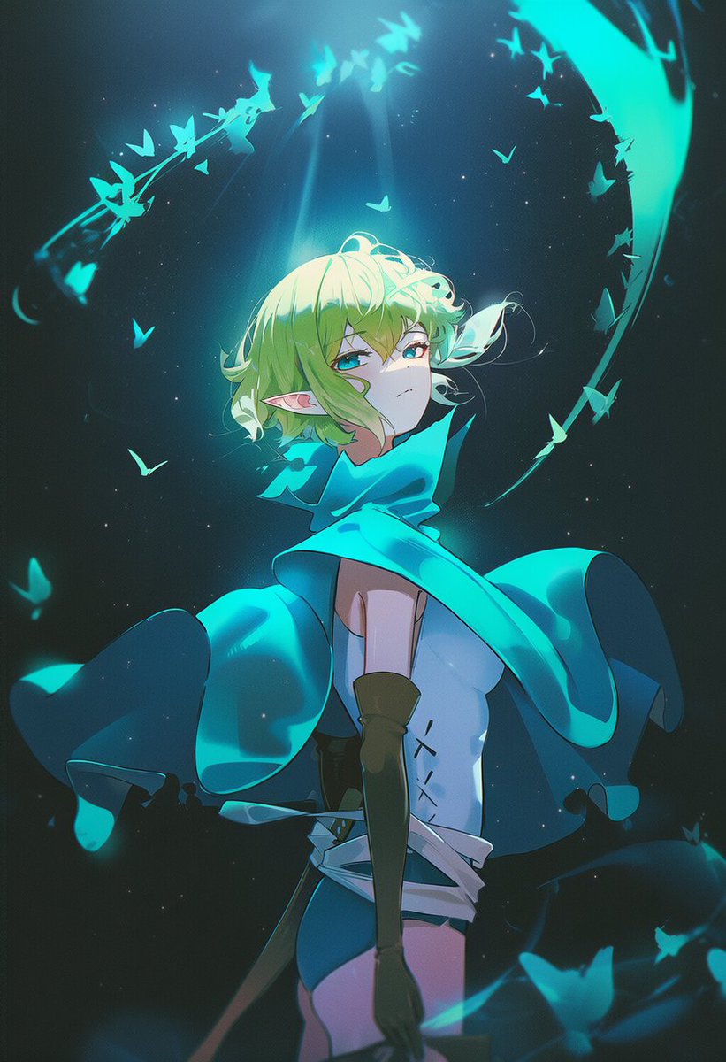 RandomAILewds's tweet image. Wide shots like this look really nice. 

Only problem is that the details get all smudged and don't always make the most sense.

#Danmachi #ryuulion