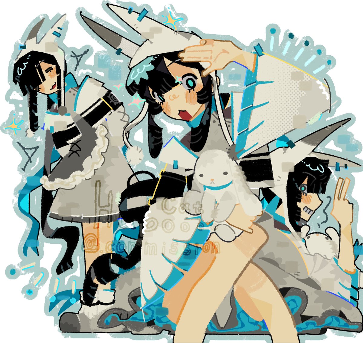 Hamburger cat tweet media