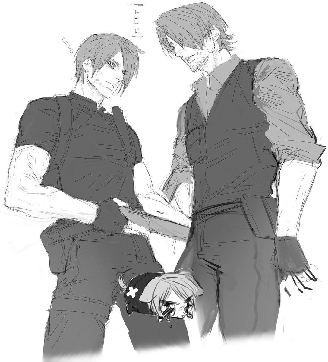 6看起来比别的版本大一圈 #LeonKennedy