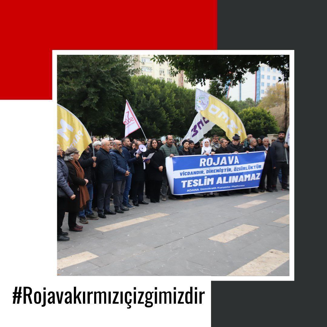 Evler yıkılıyor, halk zorla göç ettiriliyor. Bu bir demografik yıkım, etnik temizlik girişimidir.
#RojavaKırmızıÇizgimizdir