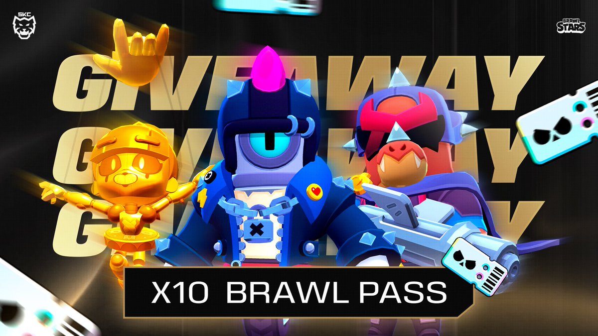 SKCalalas's tweet image. 🟡 MEGA SORTEO 🥳

X10 BRAWL PASS PLUS 💎

Requisitos:
- Dar Like ❤️ &amp;amp; RT 🔁
- seguir a @SKCalalas, @WhoRhz, @Mohtepbs, @PekkaBS2 &amp;amp; @Rol09_BS 
- Comentar tu Brawler favorito

🚨 GANADORES 17 DE ENERO 🚨

#ShockCalalas 🐯 #SKCWIN
