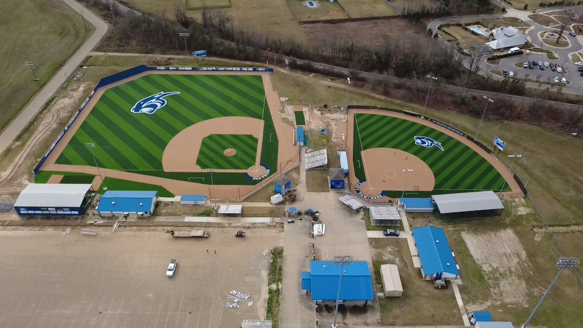 SSESportsEng's tweet image. GAME ON, Sterlington High School! The baseball &amp;amp; softball project is officially complete just in time for practice! A major upgrade and addition to their campus!
#sports #engineering #turf #construction