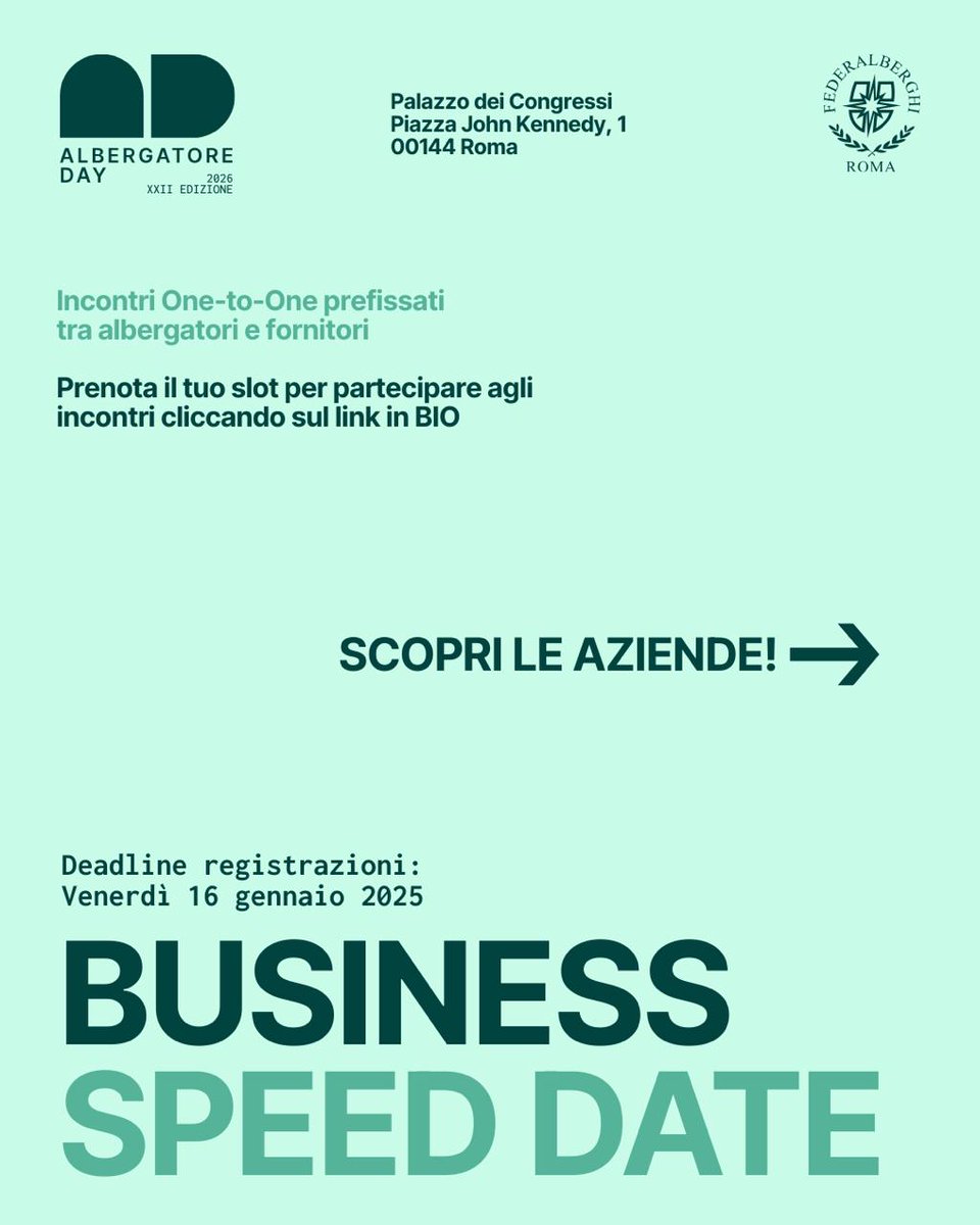 Federalberghi Roma tweet media