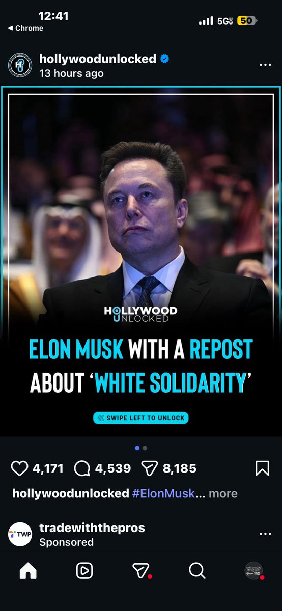 ALACTIVIST's tweet photo. Is white solidarity white supremacy? White supremacy in disguise😳. This is what Elon added 100 to in a post. Where the line gets crossed. Yall ready to have unity now!!!😳
#ADOS https://t.co/DpglQNcGcZ