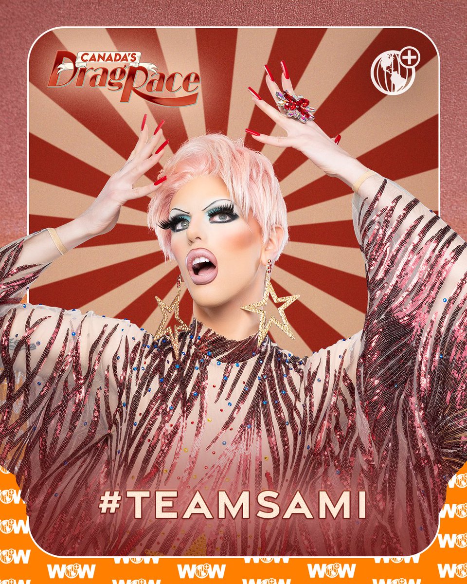 wowpresentsplus's tweet image. Are you #TeamSami? 👑 

Let your voice be heard if you want to see Sami Landri (@sami_landri) snatch the crown in next week's Grand Finale!

⬇️ WHERE TO WATCH Canada’s Drag Race: bit.ly/472PWPx
🌎 @wowpresentsplus worldwide except Canada
🇨🇦 @cravecanada