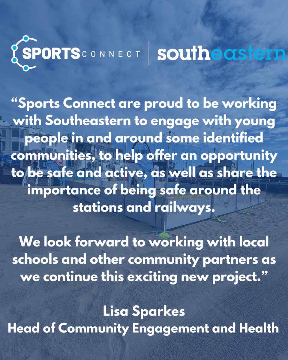 sportsconnectUK's tweet image. 🤝 Stronger together
We’re proud to work alongside SouthEastern who share our values and commitment to supporting young people.

Find your local community session in partnership with @Se_Railway by heading to sportsconnect.uk/community-even…