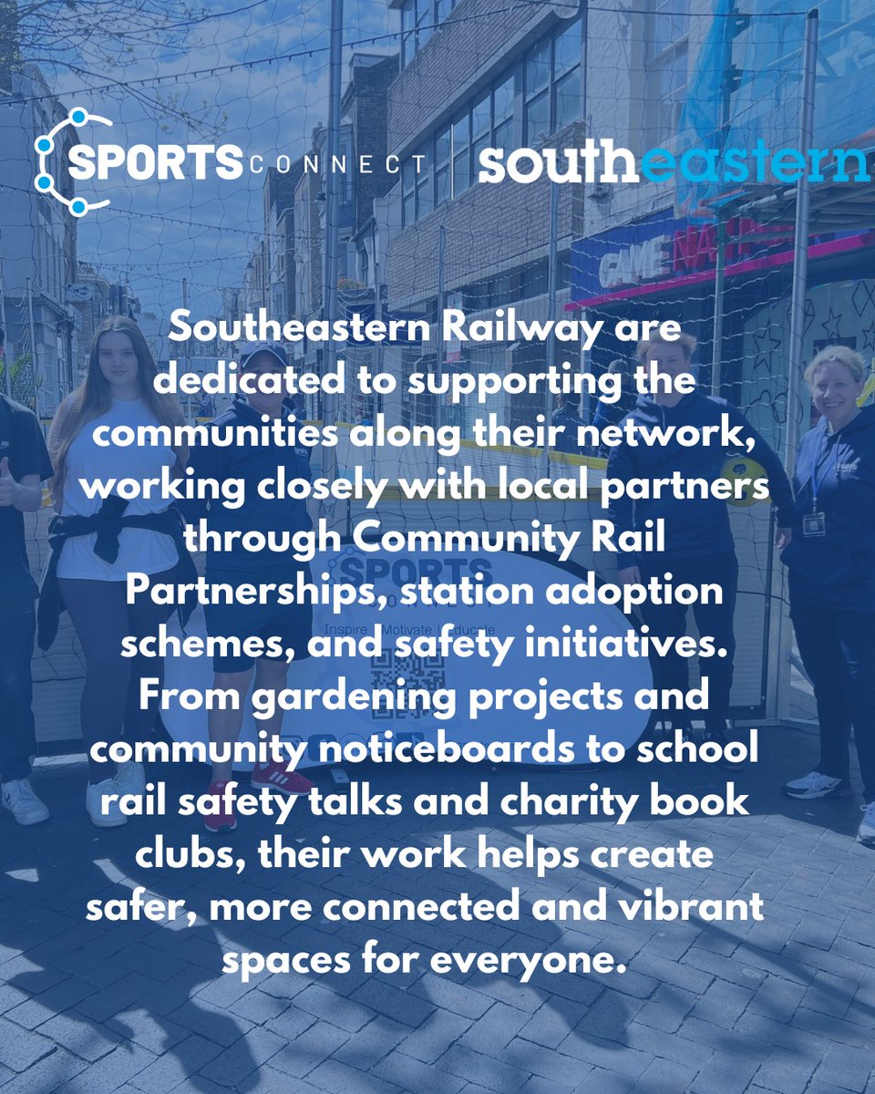 sportsconnectUK's tweet image. 🤝 Stronger together
We’re proud to work alongside SouthEastern who share our values and commitment to supporting young people.

Find your local community session in partnership with @Se_Railway by heading to sportsconnect.uk/community-even…