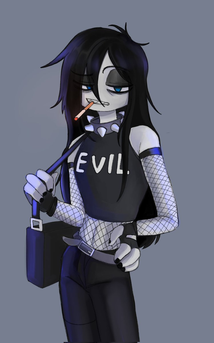 Ooooh yeah, choke me Goth-boy!!!!! 

#art #YourBoyfriendGame #YourBoyfriendGamePeter #petergoth