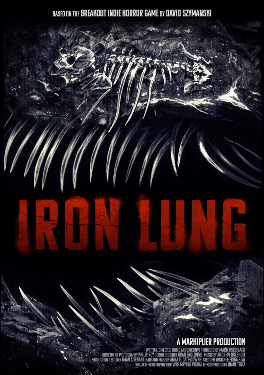 cineworld's tweet image. You asked for #IronLung. 
We've answered. 

Tickets for Iron Lung are NOW ON SALE at Cineworld. See it from January 29. 

🎟️ bit.ly/CWIronLung