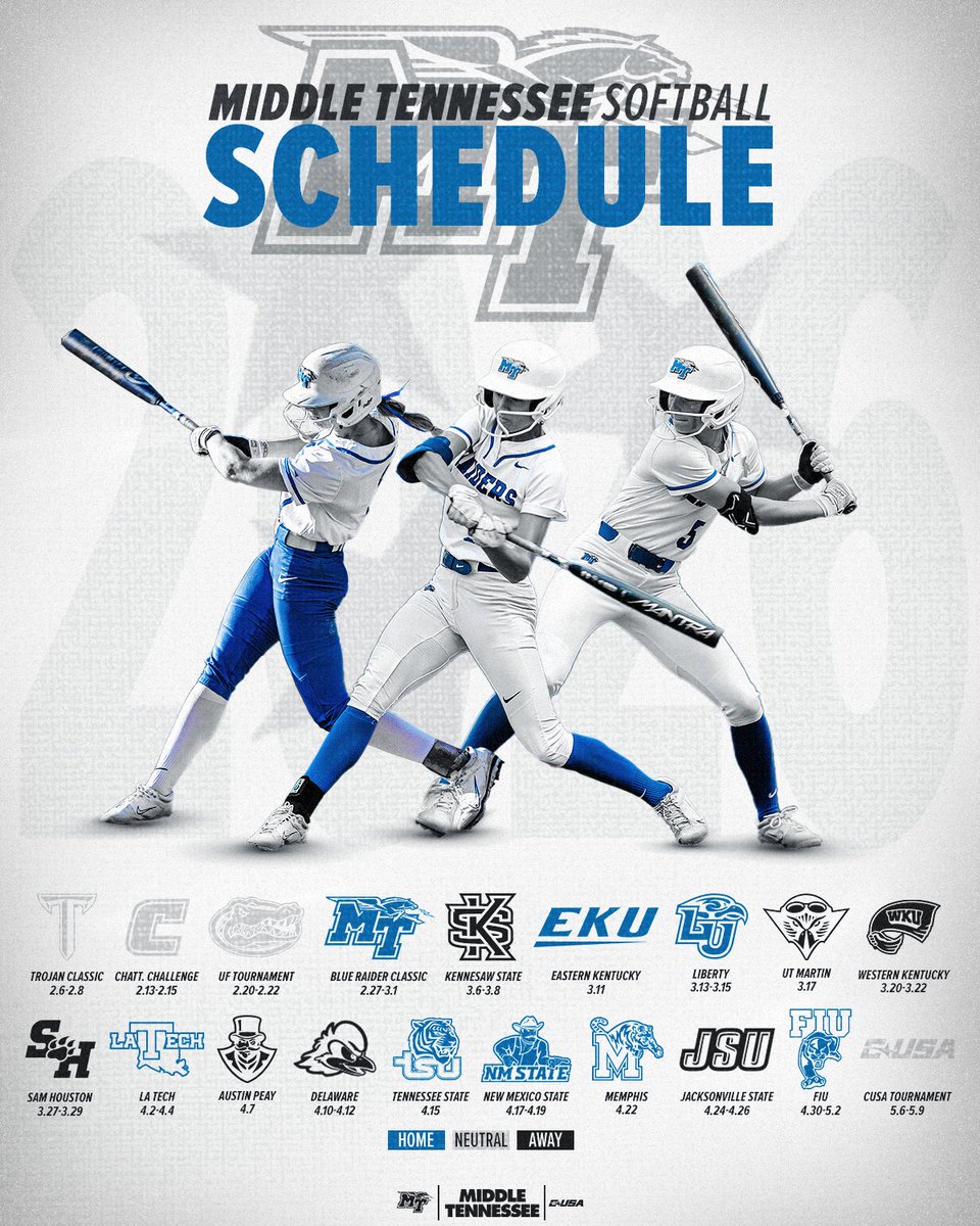 Middle Tennessee Softball tweet media