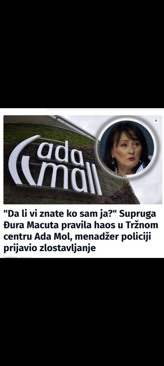 Ne znamo gospodjo ni muz ko vam je, a kamoli vi.