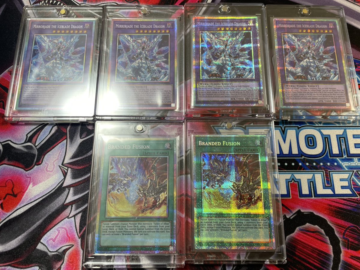 泰亜版 氷剣竜ミラジェイド プリズマティックシークレットレア 烙印