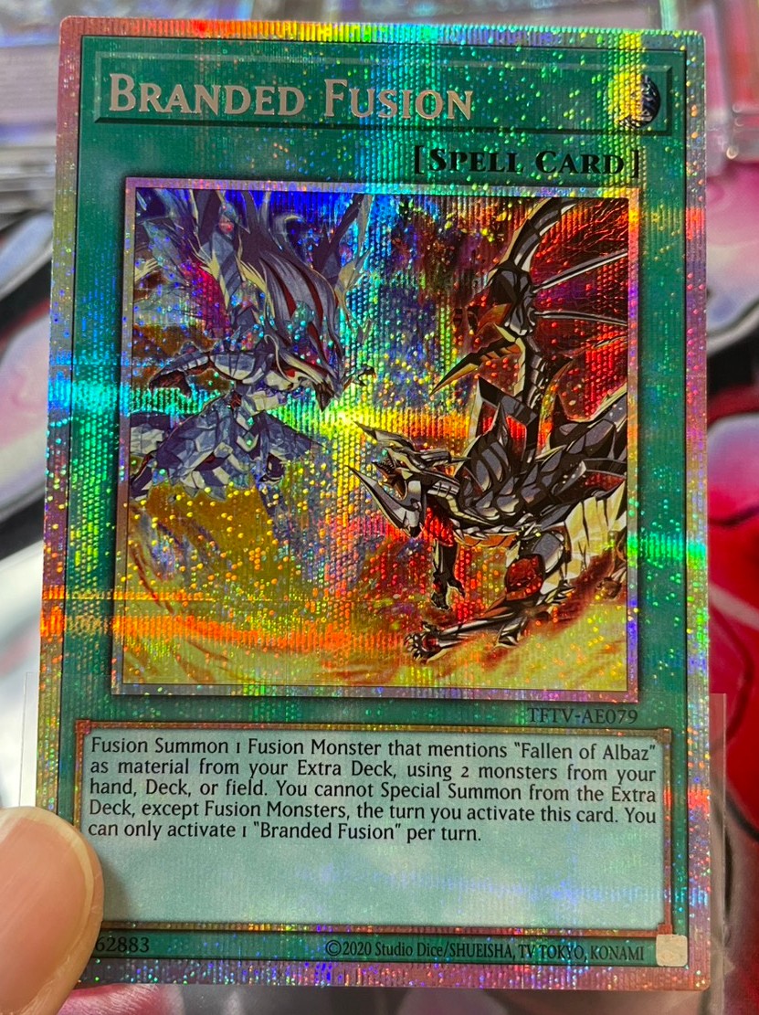 泰亜版 氷剣竜ミラジェイド プリズマティックシークレットレア 烙印