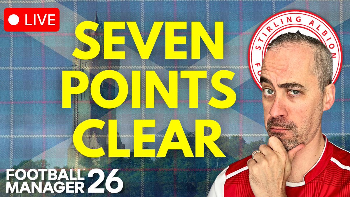 Live: We're seven points clear, it's January... can we win our second consecutive title?

youtube.com/live/QPSOUJNYw…