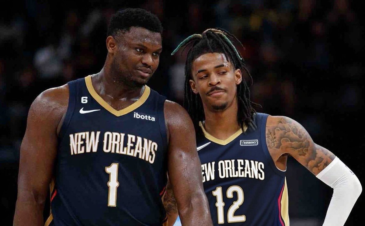 HaterReport_'s tweet image. Who stopping Zion Williamson and Ja Morant