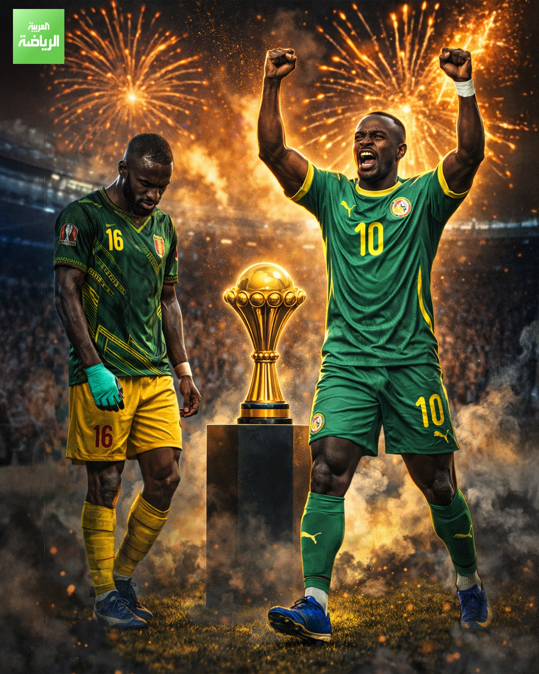 منتخب السنغال أول المتأهلين إلى نصف النهائي. مالي 0 السنغال 1 (ندياي). كأس أمم إفريقيا. طنجة الكبير 