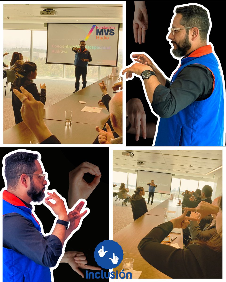 Impulsar espacios laborales accesibles para personas con discapacidad auditiva fortalece la cultura organizacional y promueve equipos más empáticos . En Fundación MVS Radio acompañamos a las empresas en este camino a través de talleres de Lengua de Señas Mexicana.