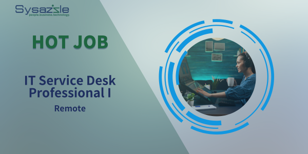 We are seeking an IT Service Desk Professional I to provide over-the-phone technical support and deliver exceptional customer service. Learn more: bit.ly/3Lthtl5

Pay Rate USD 23.21 Hourly/W-2
We provide health benefits and a 401k plan

#NowHiring #ITJobs