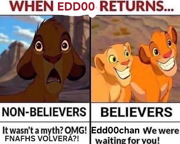 palomitiam's tweet image. Yo tenía este meme preparado por si acaso

HOLA EDD00, HOLAAAAA