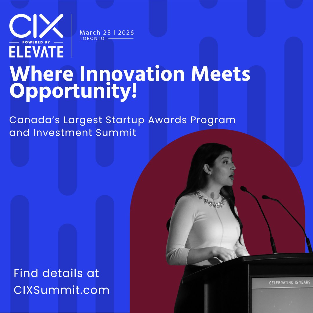 cansulta's tweet photo. We're excited to announce our support for CIX Summit, powered by @ElevateTechCA. #CIXSummit is Canada’s largest startup awards and investment summit. Use code CIXCANSULTA20 to save 20% on tickets.
Visit https://t.co/XWOImEtH7S
#ElevateCIX2026 #ElevateTechCA #Startups #Toronto https://t.co/zXTlDwKQV5