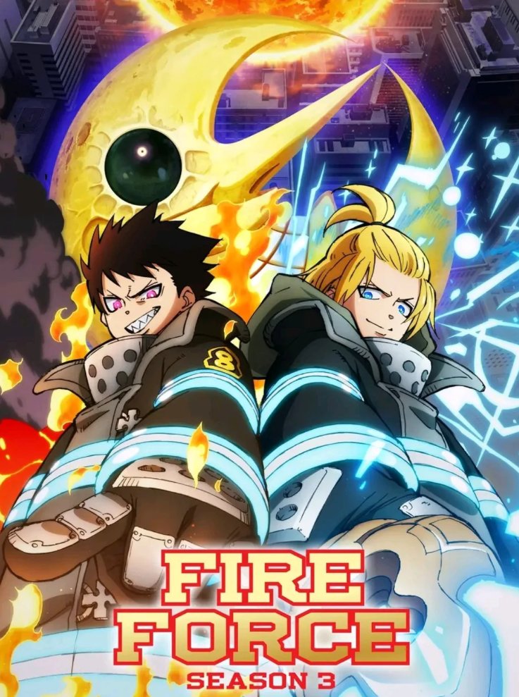 AniTVOfficial's tweet image. Fire Force's Finale is Officially Adapting 88 chapters in 13 Episodes.