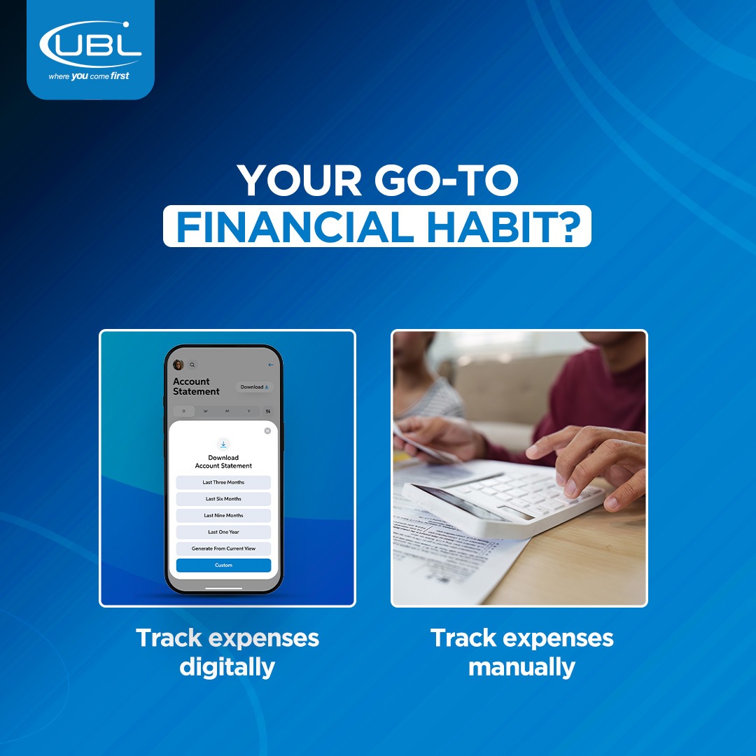 UBLDigital's tweet image. The great debate: Are you Team Digital or Team Manual ?

Tell us how you keep your budget on track!

#UBL #FinancialHabits #Budgeting #DigitalBanking #SmartSpending #UBLPakistan #BestInDigitalInnovation #BestDigitalBank