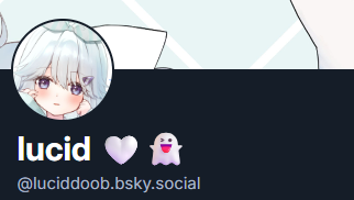 due to recent events and for wanting to just share my art without having the use of a .mp4 file i have a bsky account if you liked to follow me there 🤍✨ 
╰⋆bsky.app/profile/lucidd…