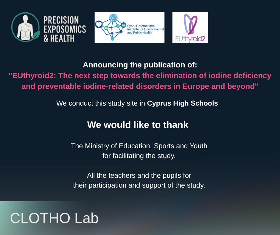 <a href="/EUthyroid_H2020/">EUthyroid2</a> announces the publication of the article: "EUthyroid2: The next step towards the elimination of iodine deficiency and preventable iodine-related disorders in Europe and beyond" in the European Thyroid Journal. 
 doi.org/10.1530/ETJ-25… 

#EuropeanUnion