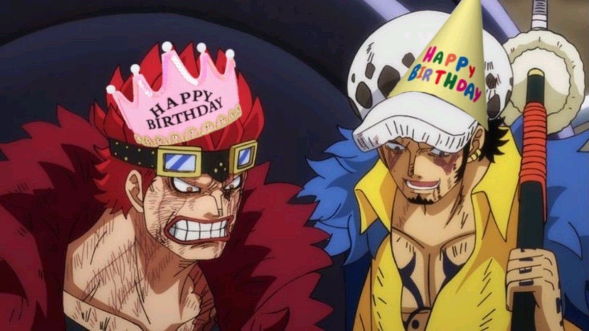 DailyKidLaw's tweet image. Happy birthday eustass kid!❤️⚙️